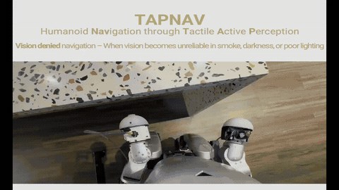 TapNav’s project video shows tactile navigation and the experimental setup.
